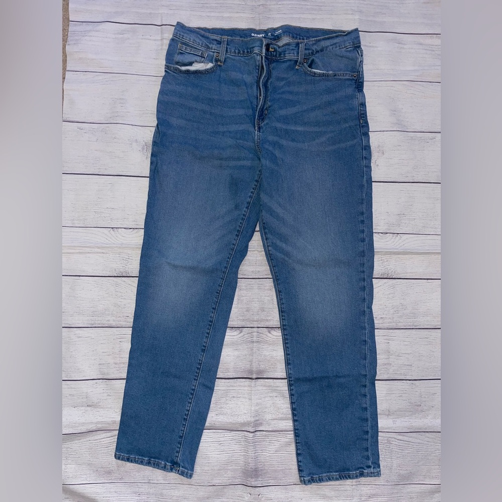 Old Navy Boys Tapered Blue Jeans - Husky